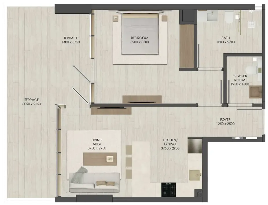 JAD Global JAD 288 floor plan