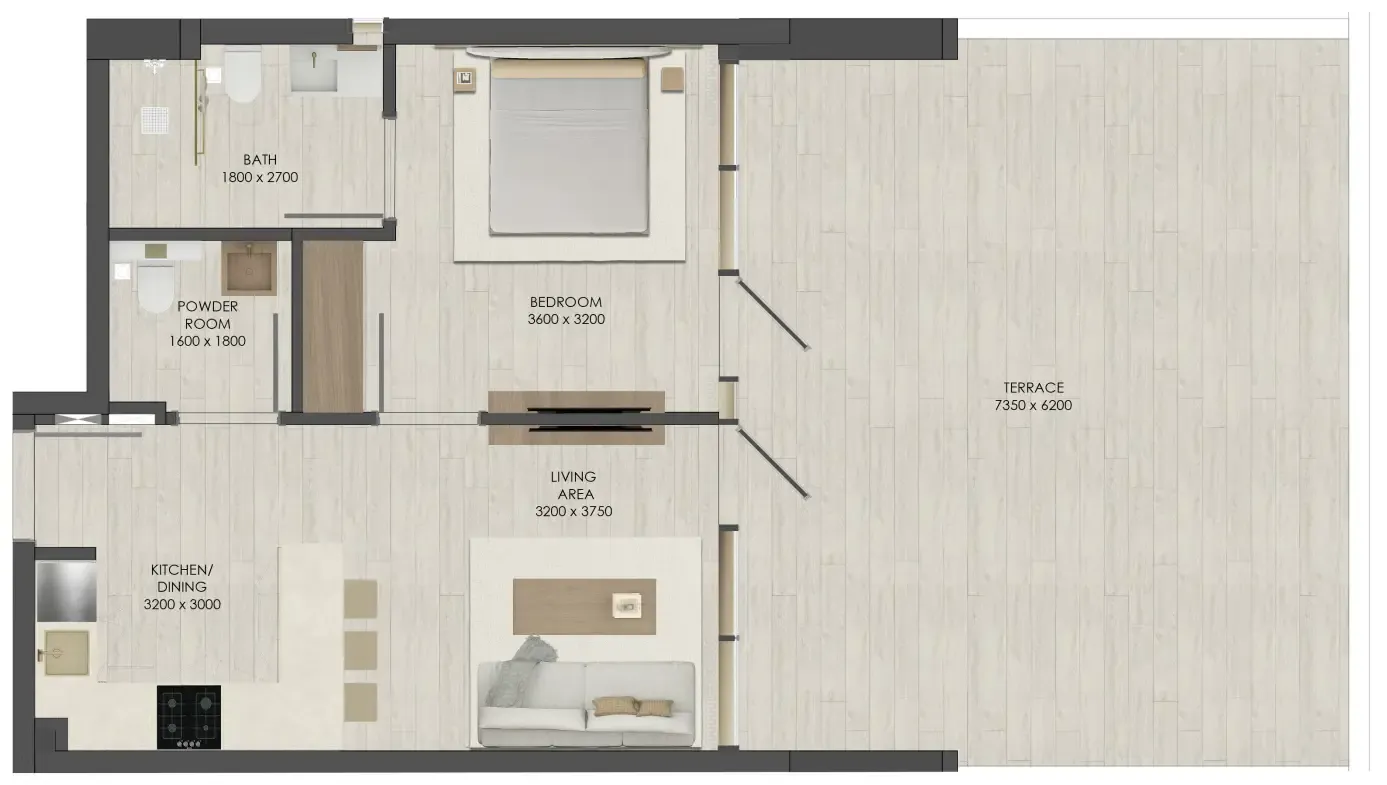 JAD Global JAD 288 floor plan