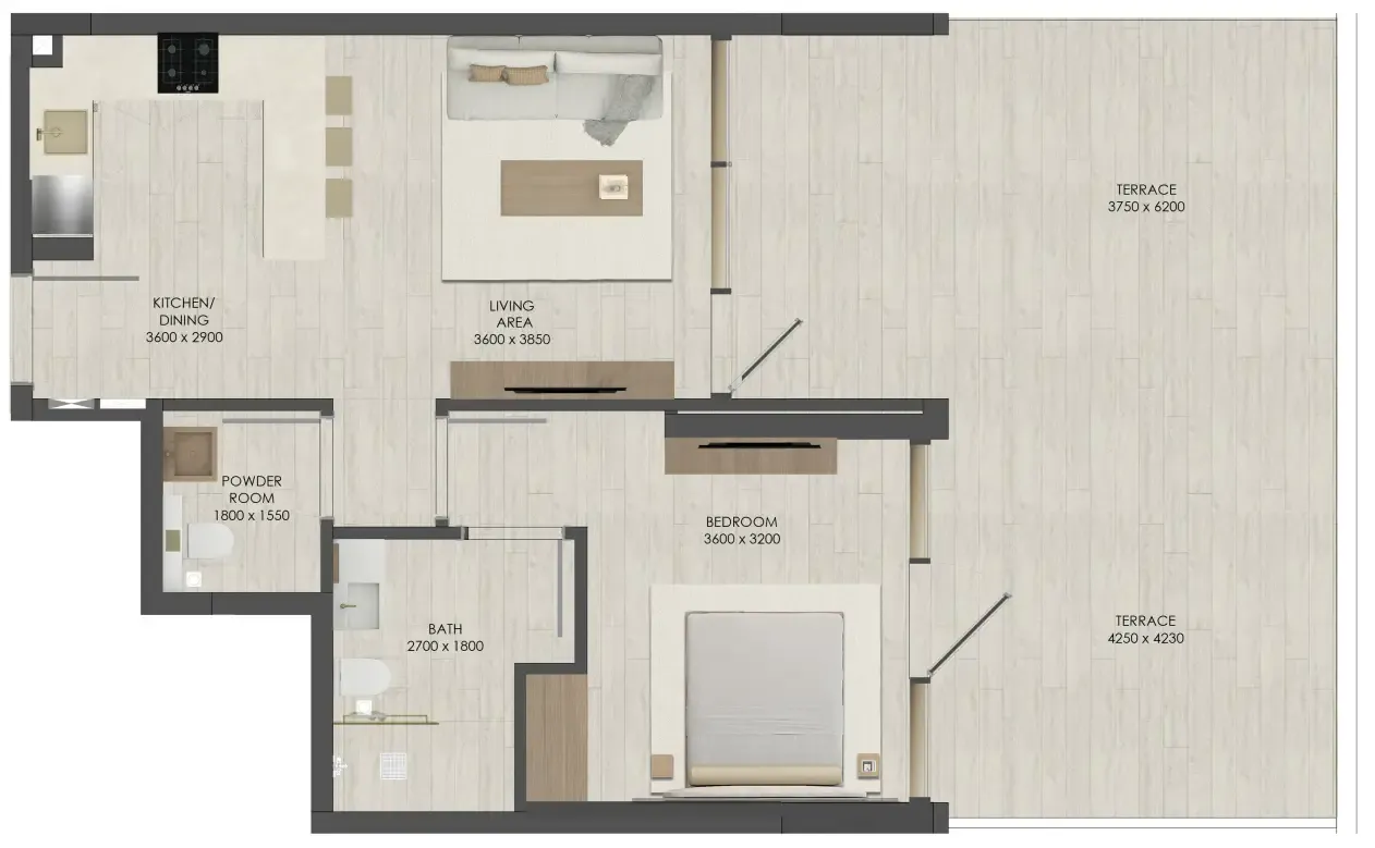 JAD Global JAD 288 floor plan