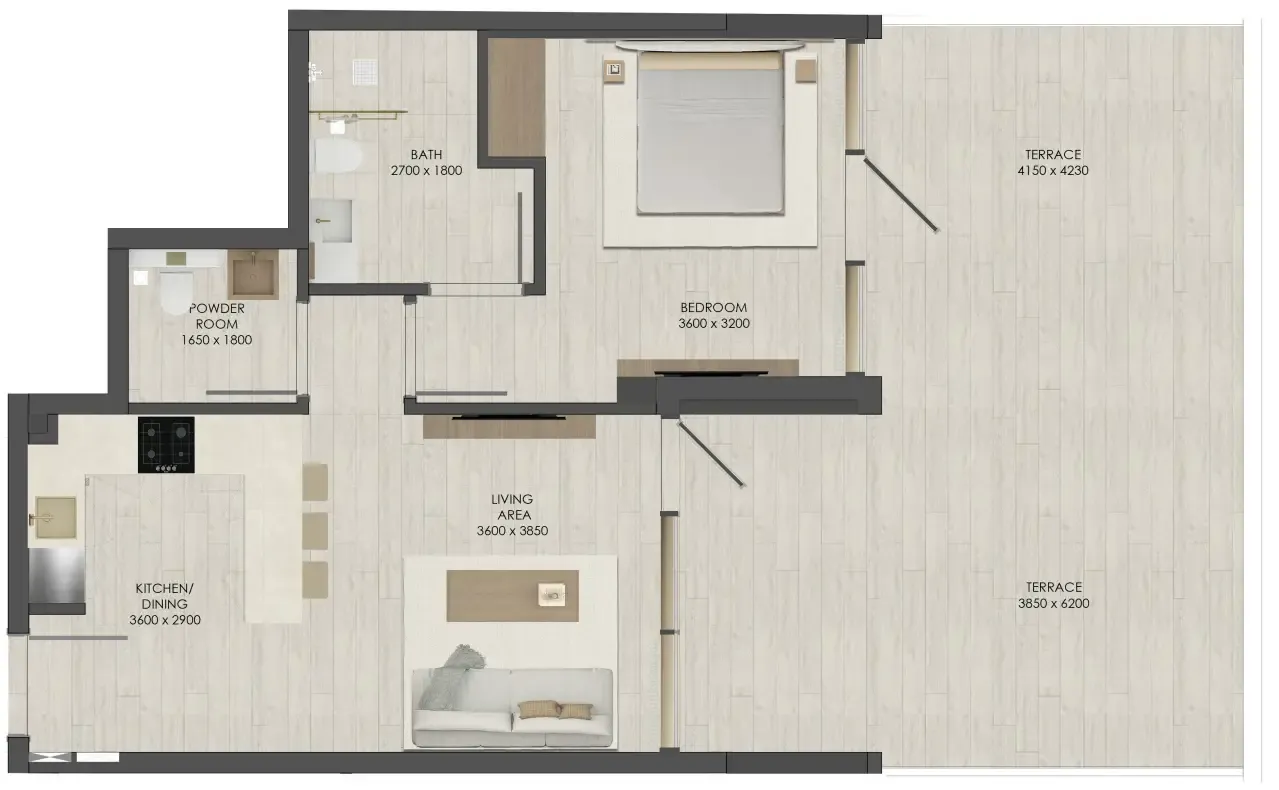 JAD Global JAD 288 floor plan