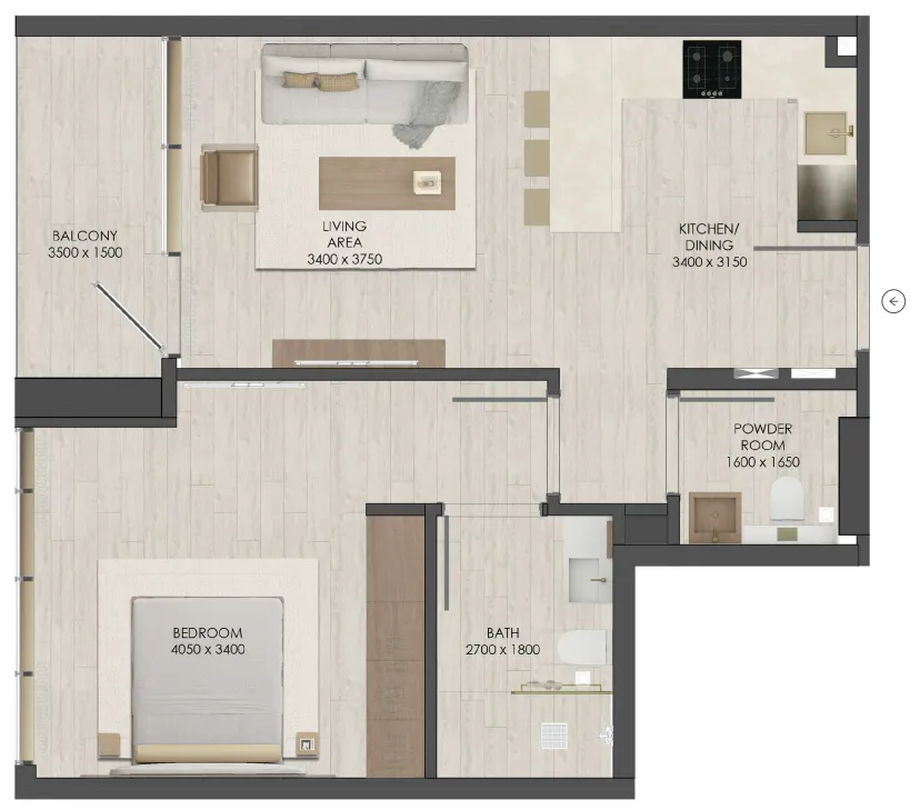 JAD Global JAD 288 floor plan