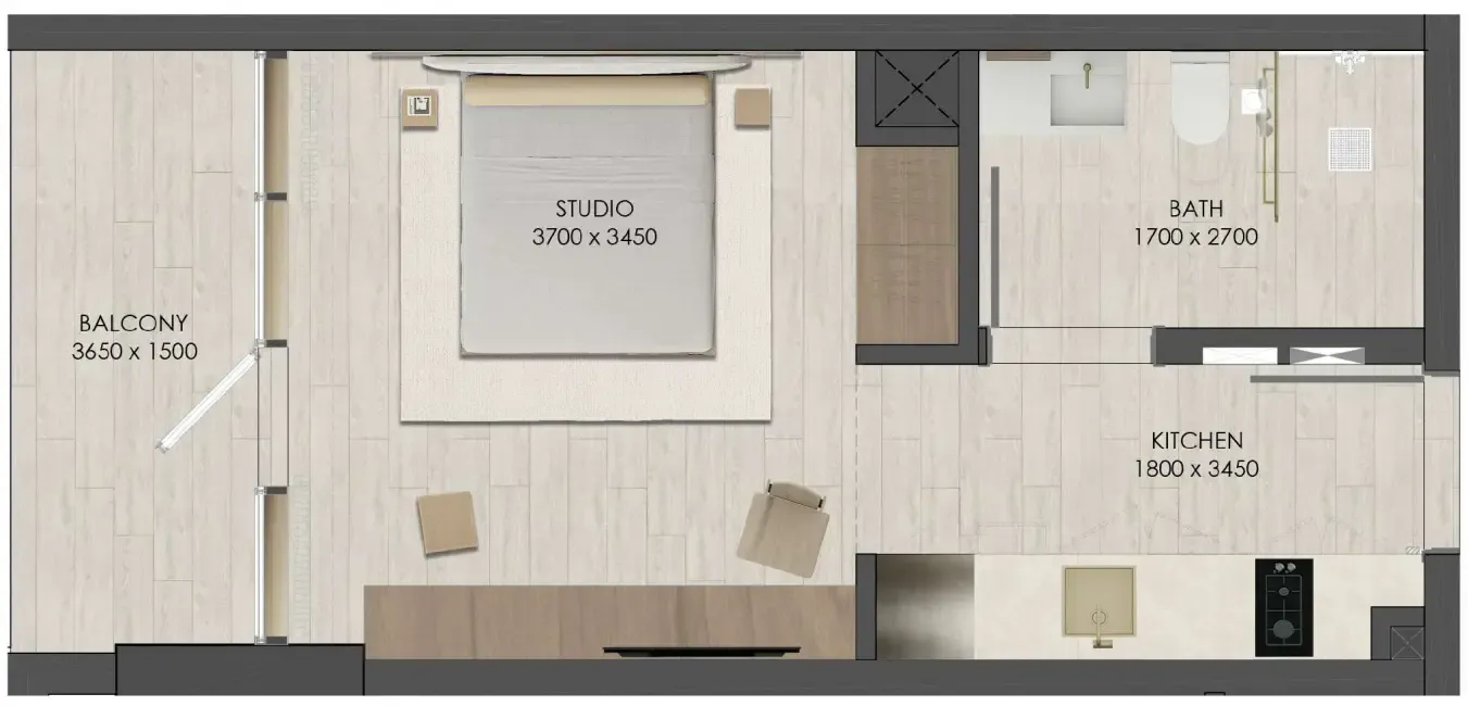 JAD Global JAD 288 floor plan