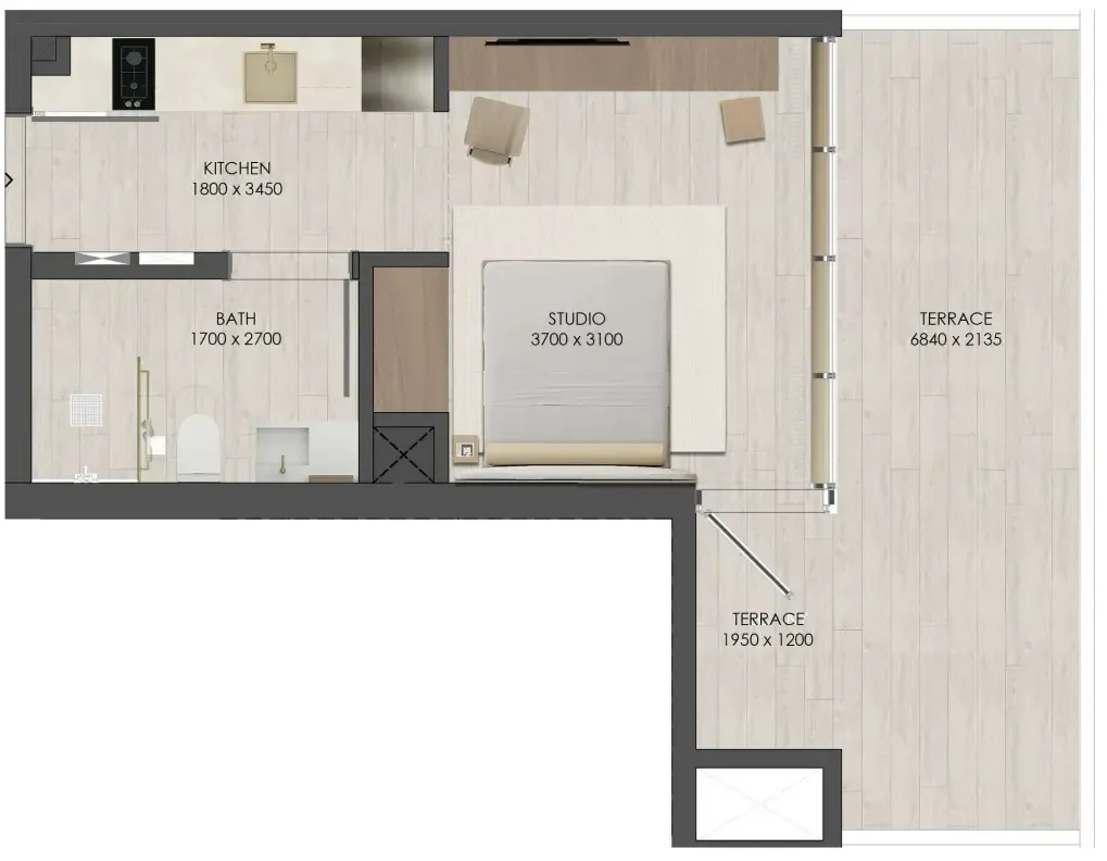 JAD Global JAD 288 floor plan