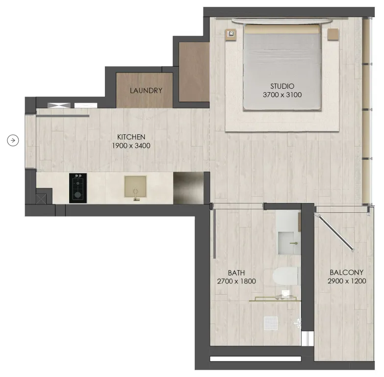 JAD Global JAD 288 floor plan