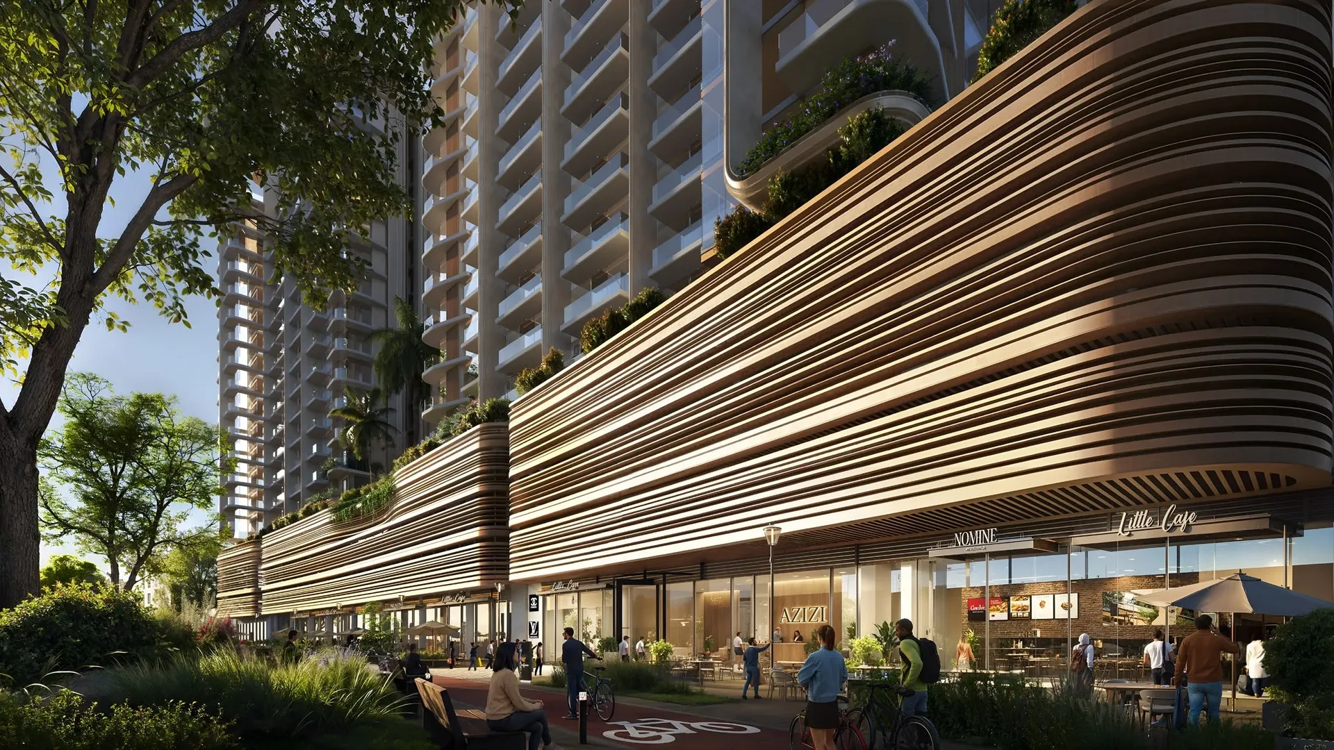 Exterior at Jaddaf Beach Oasis in Al Jaddaf Dubai
