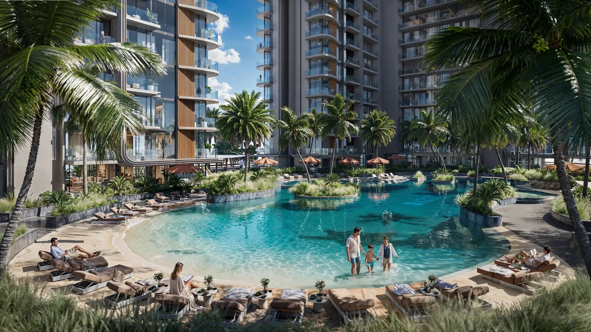 Exterior at Jaddaf Beach Oasis in Al Jaddaf Dubai