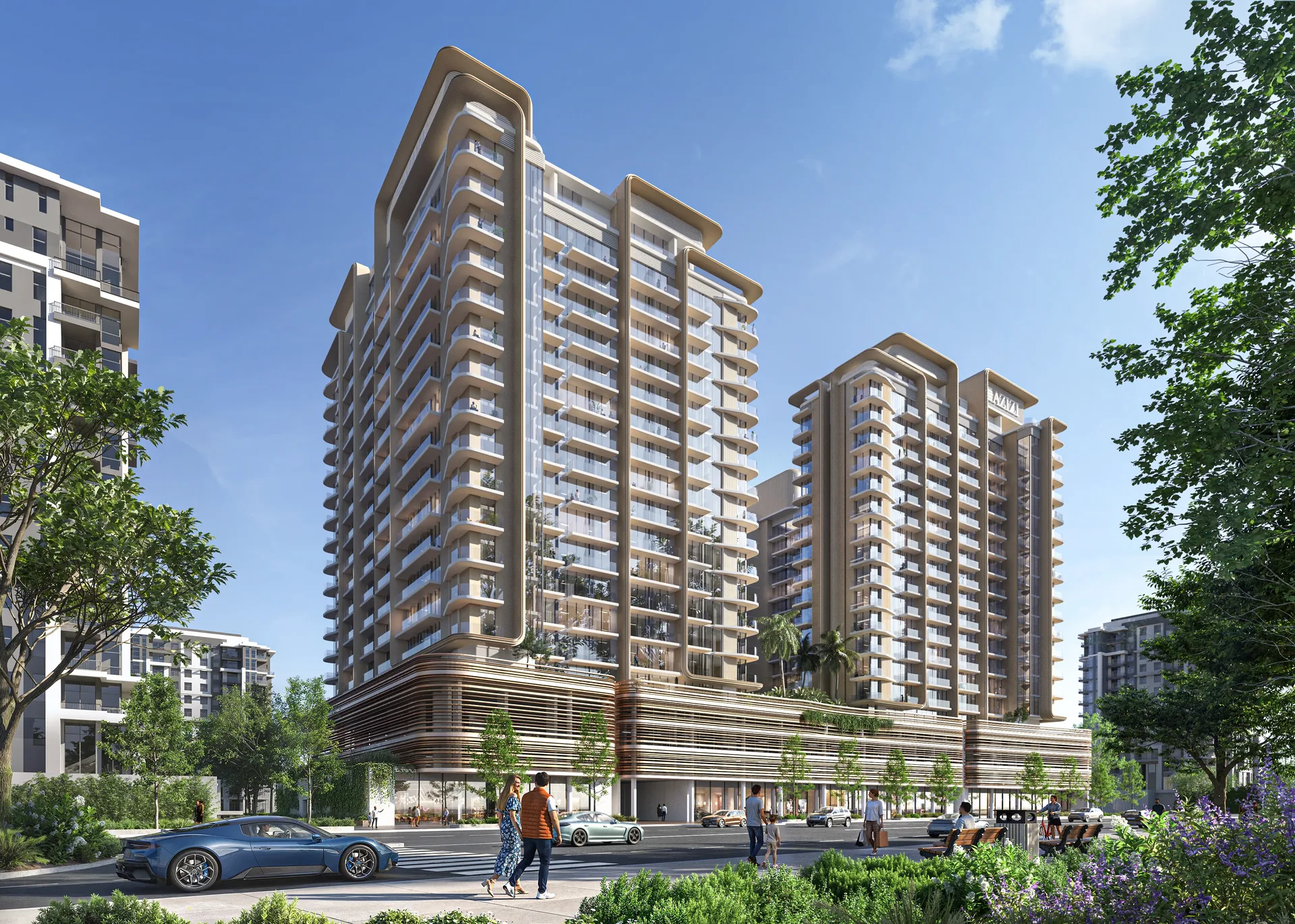 Exterior at Jaddaf Beach Oasis in Al Jaddaf Dubai