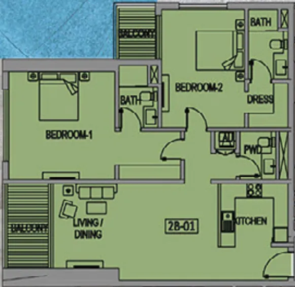 Tiger Group Jade Tower floor plan
