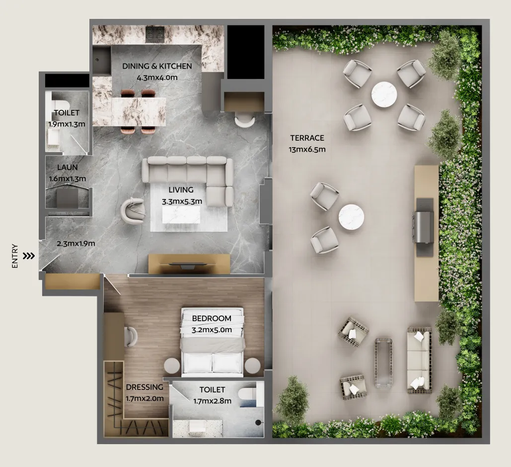 Galaxy Realty Jardin Astral floor plan