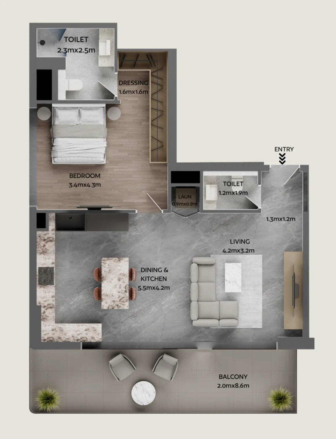 Galaxy Realty Jardin Astral floor plan