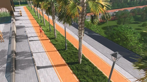 Jogging Track amenity image at Guzel Towers