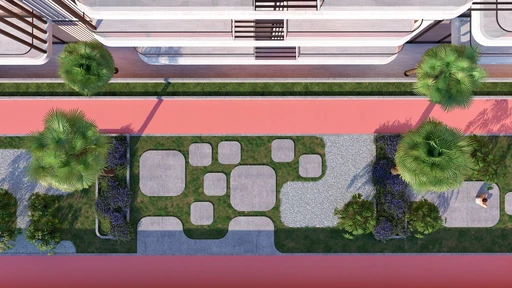 Jogging Track amenity image at TETR1S Tower