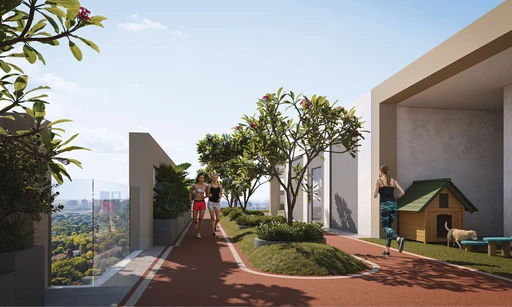 Jogging Track & Pet Corner amenity image at Courtyard One