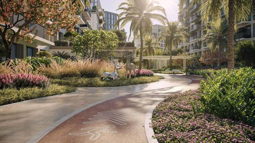 Jogging Track & Walkway Lawn amenity image at Avenew 888 - Modo