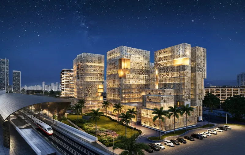 Exterior at John Richmond District in Discovery Gardens Dubai