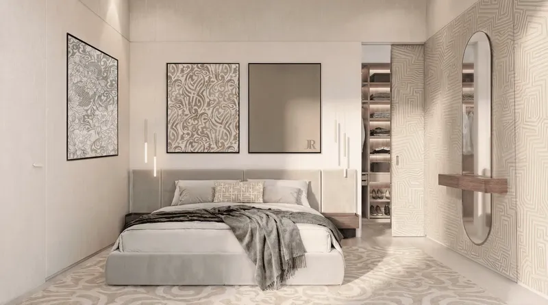 Interior at John Richmond District in Discovery Gardens Dubai