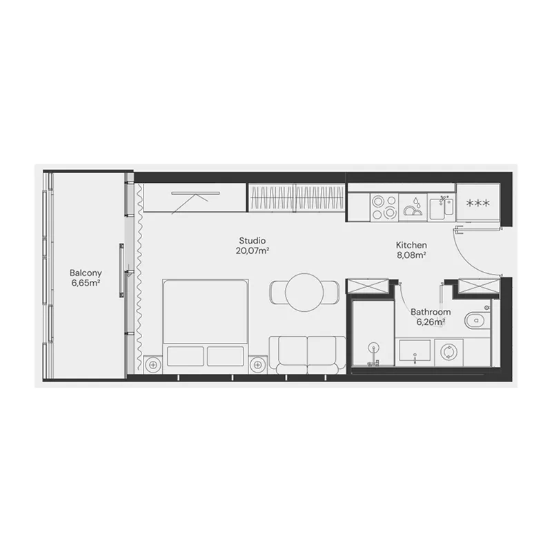 MIRA Developments John Richmond District floor plan