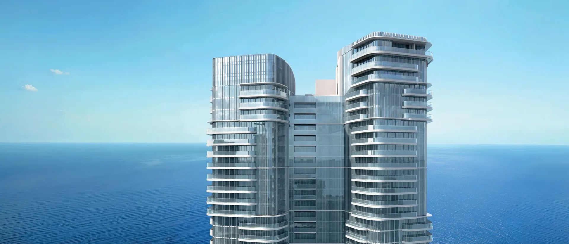 Exterior at Joud Tower in Al Mamzar-1 Sharjah