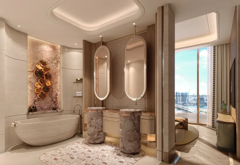 Interior at Jumeirah Residences at Al Maryah Island in Abu Dhabi Abu Dhabi