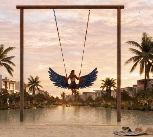 Jungle Swing amenity image at Damac Islands Phase 1 and 2