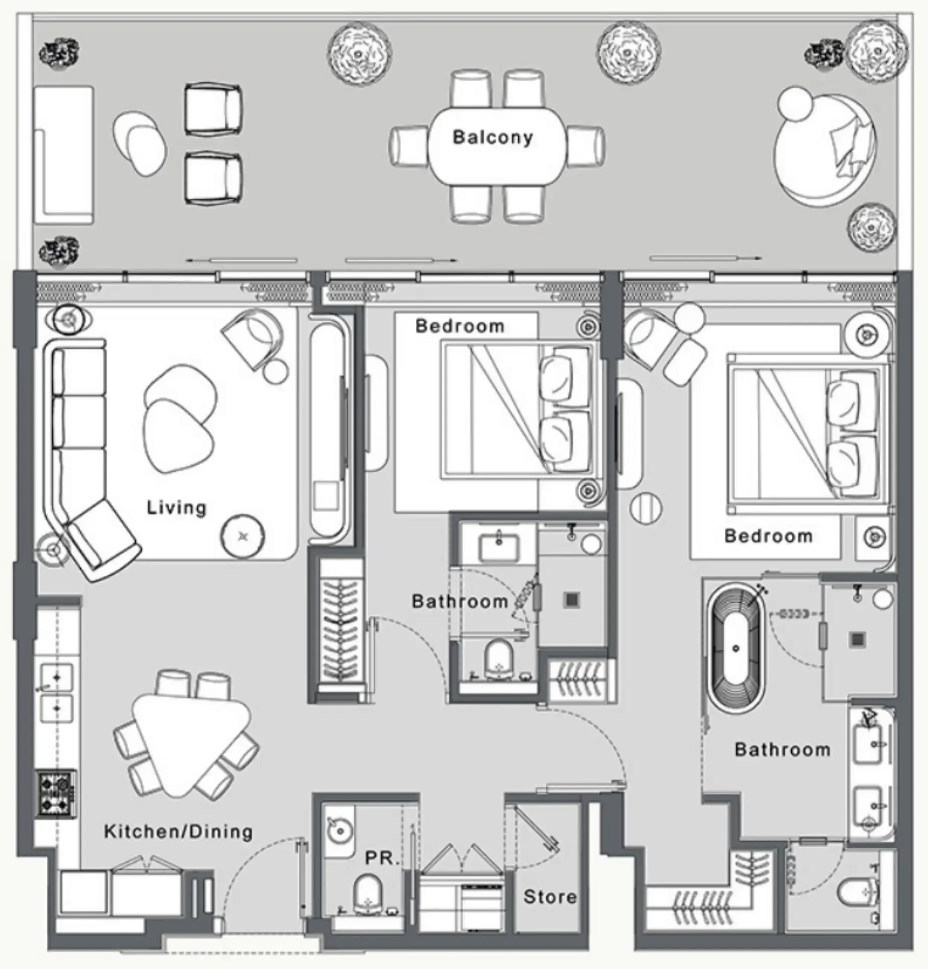 WOW Resorts JW Marriott Residences and Resort floor plan