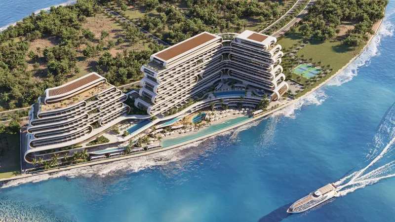 Exterior at JW Marriott Residences and Resort in Al Marjan Island Ras Al Khaimah