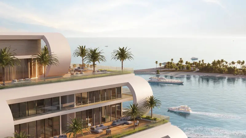 Exterior at JW Marriott Residences and Resort in Al Marjan Island Ras Al Khaimah