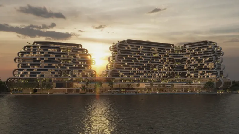 Exterior at JW Marriott Residences and Resort in Al Marjan Island Ras Al Khaimah