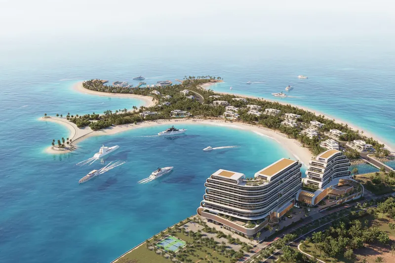 Exterior at JW Marriott Residences and Resort in Al Marjan Island Ras Al Khaimah