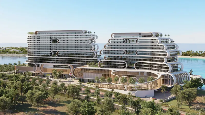 Exterior at JW Marriott Residences and Resort in Al Marjan Island Ras Al Khaimah