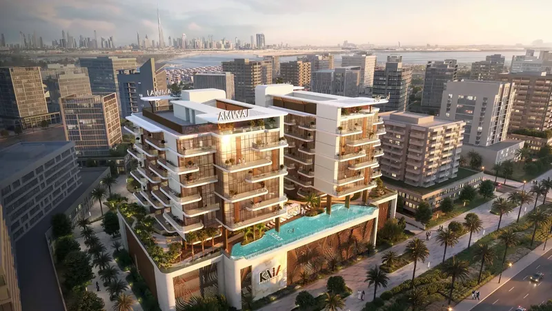 Exterior at Kaia Residences in Dubai Islands Dubai
