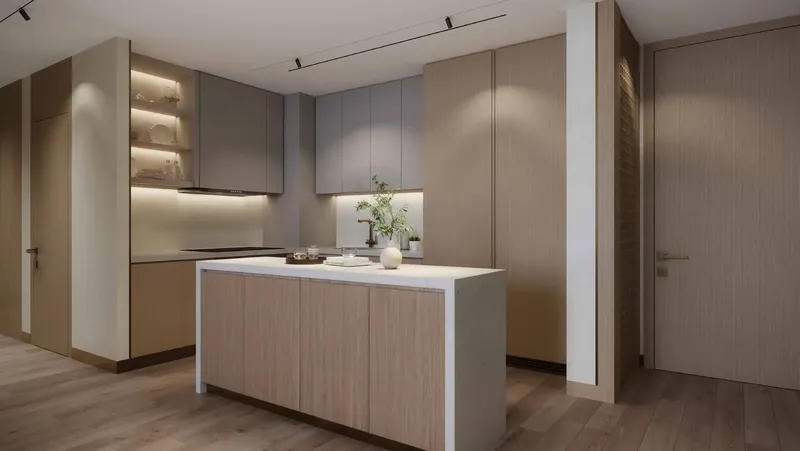 Interior at Kaia Residences in Dubai Islands Dubai
