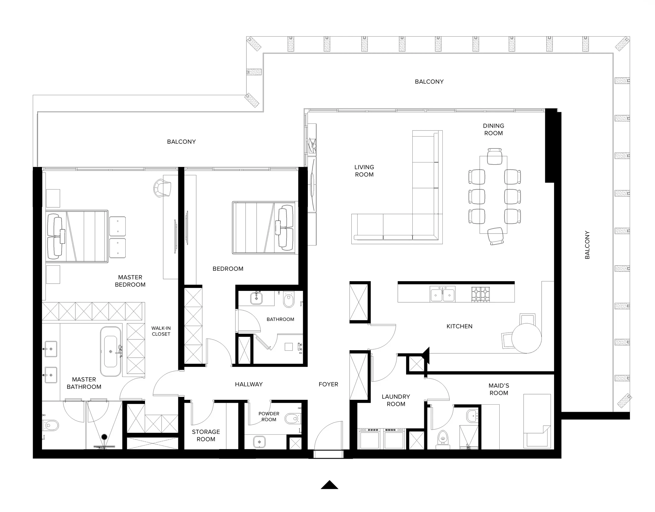 MAG Keturah Ritz Carlton floor plan