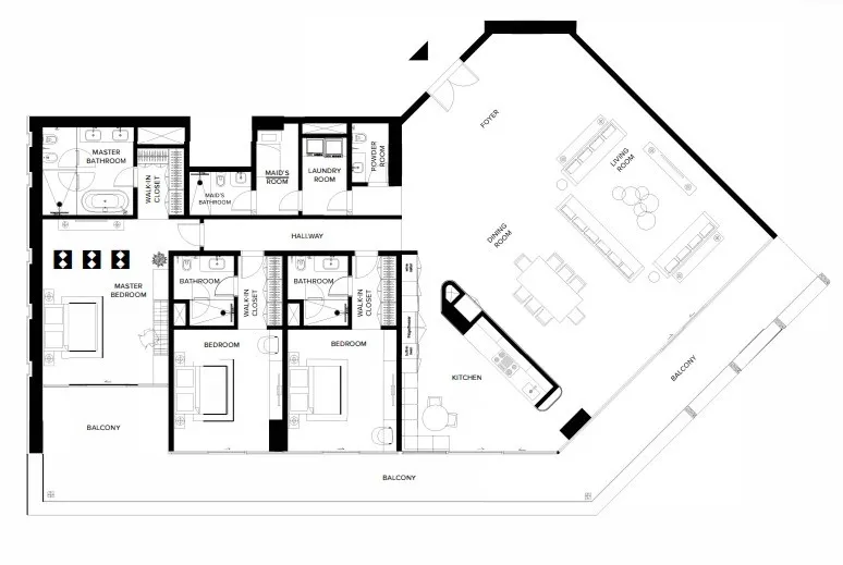 MAG Keturah Ritz Carlton floor plan