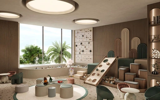 Kids Play Area amenity image at Rabdan Gates