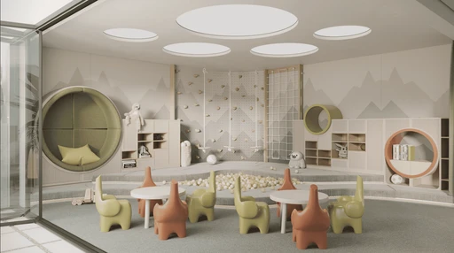 Kids Play Areas amenity image at Lucky Royale Residence