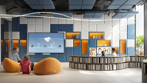 Kids Play Room amenity image at TETR1S Tower