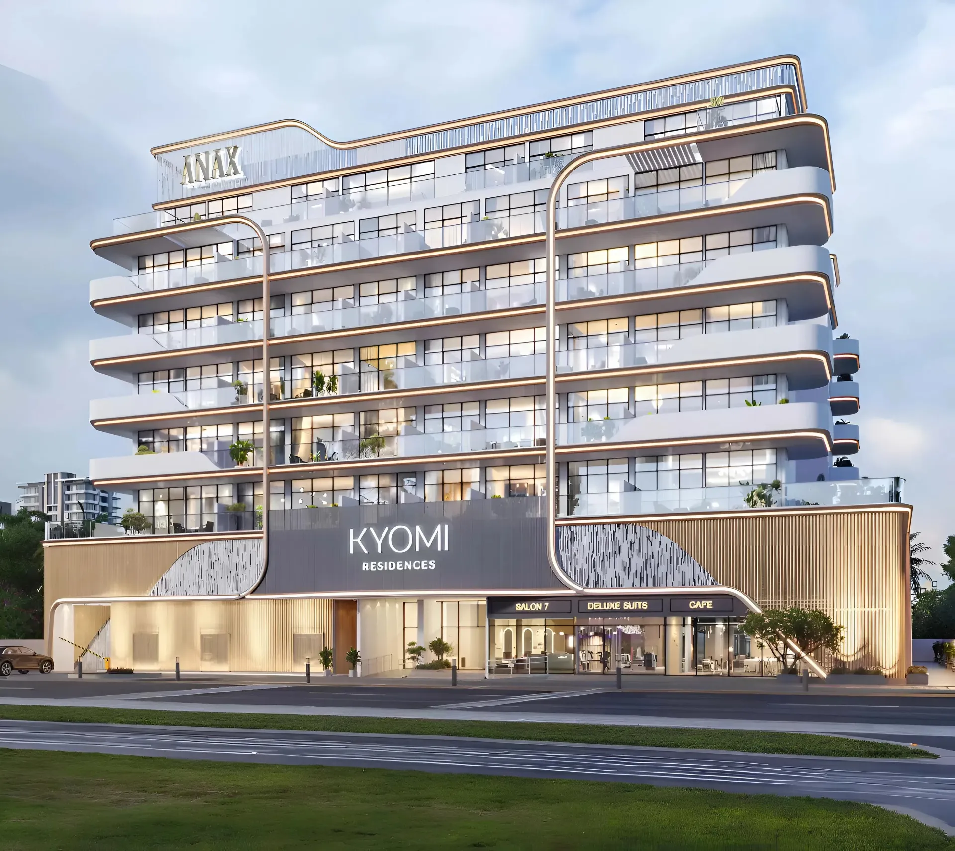 Exterior at Kyomi Residences in Dubai International City Dubai