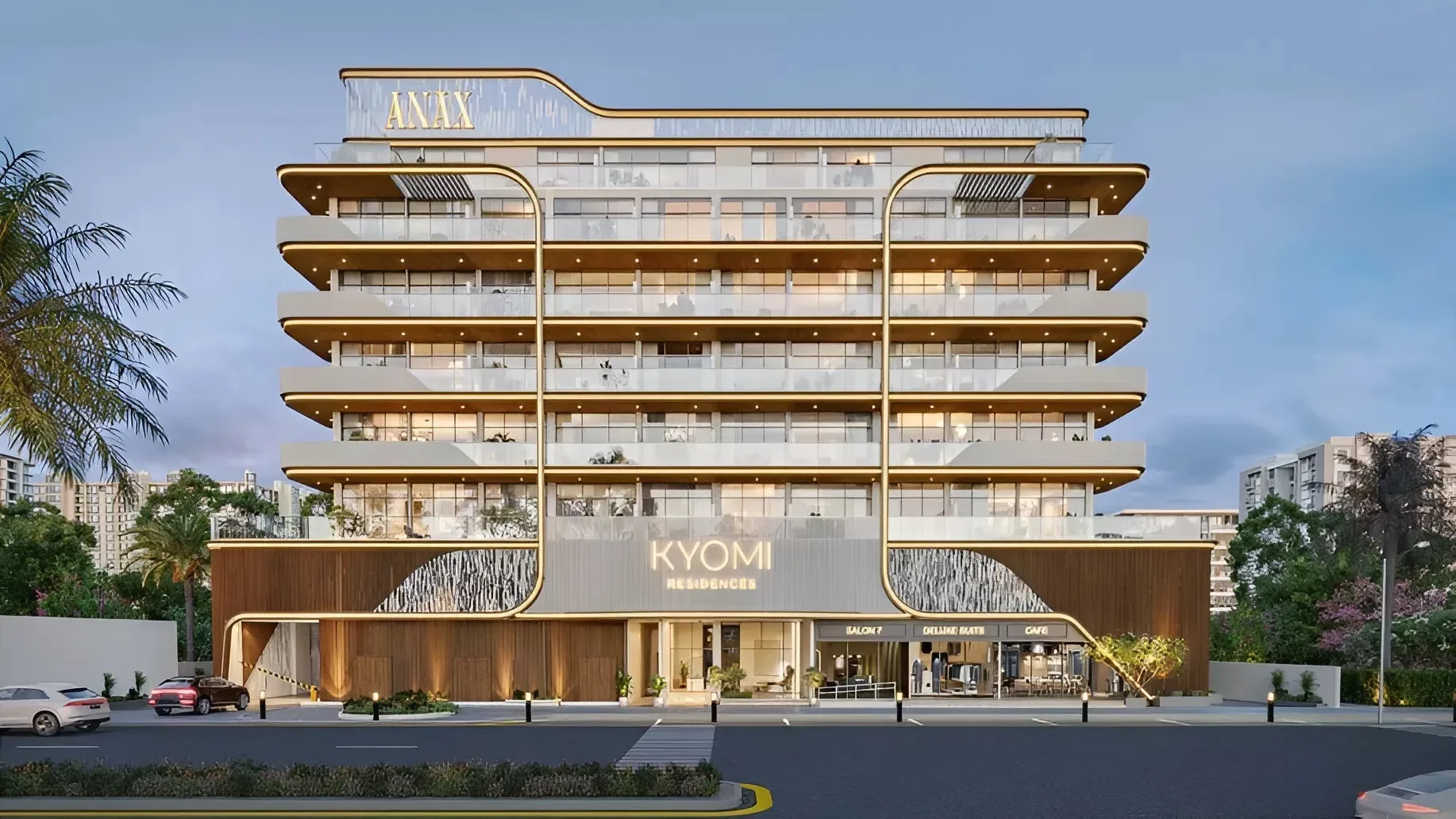 Exterior at Kyomi Residences in Dubai International City Dubai