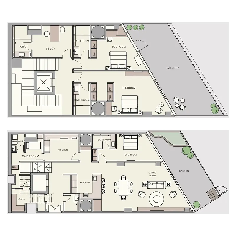 ARTE Developments La Mer by Elie Saab floor plan