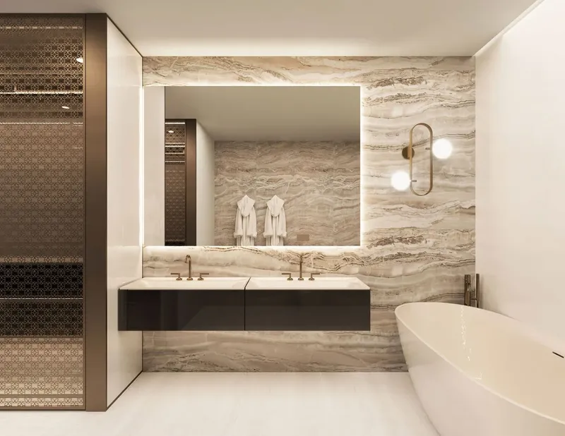 Interior at La Mer by Elie Saab in Al Marjan Island Ras Al Khaimah