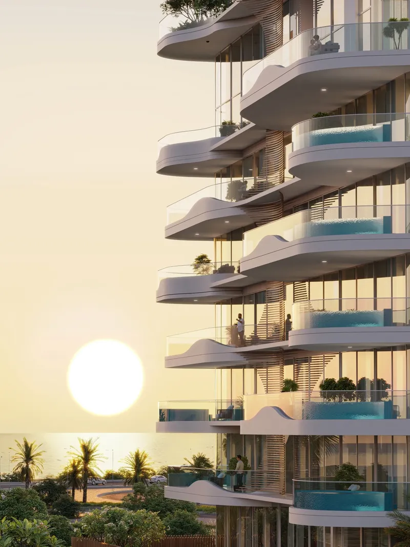 Exterior at La Perla in Al Marjan Island Ras Al Khaimah