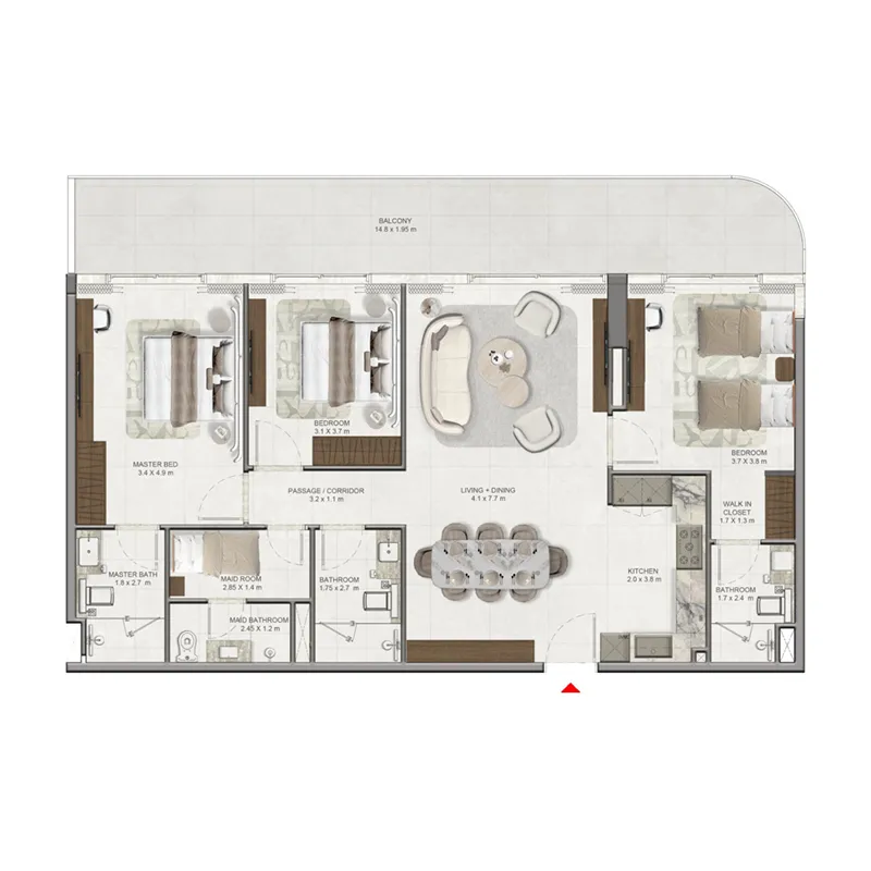 Ahmadyar Real Estate Development La Vera Creek floor plan