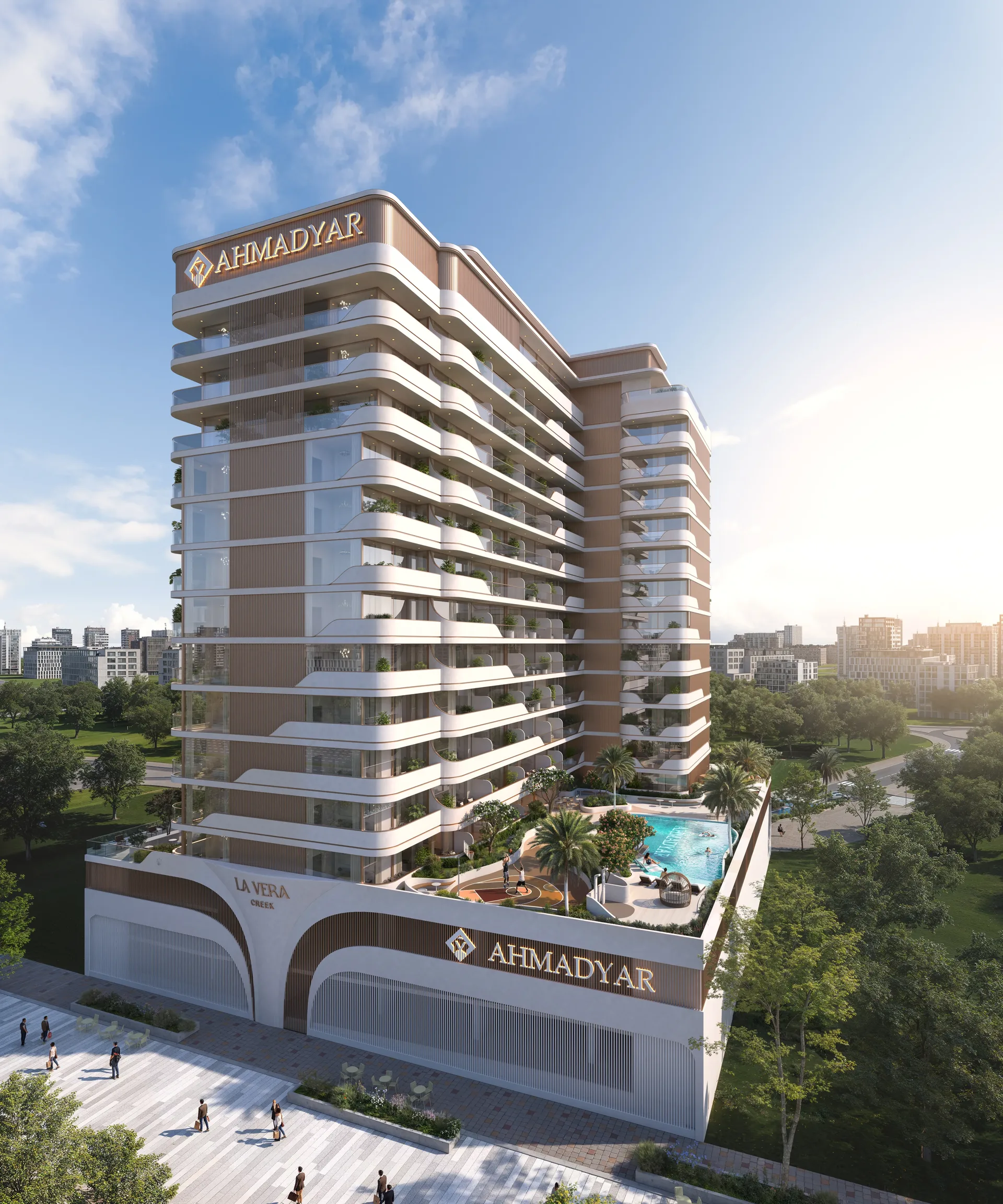 Exterior at La Vera Creek in Nadd Al Нamar Dubai