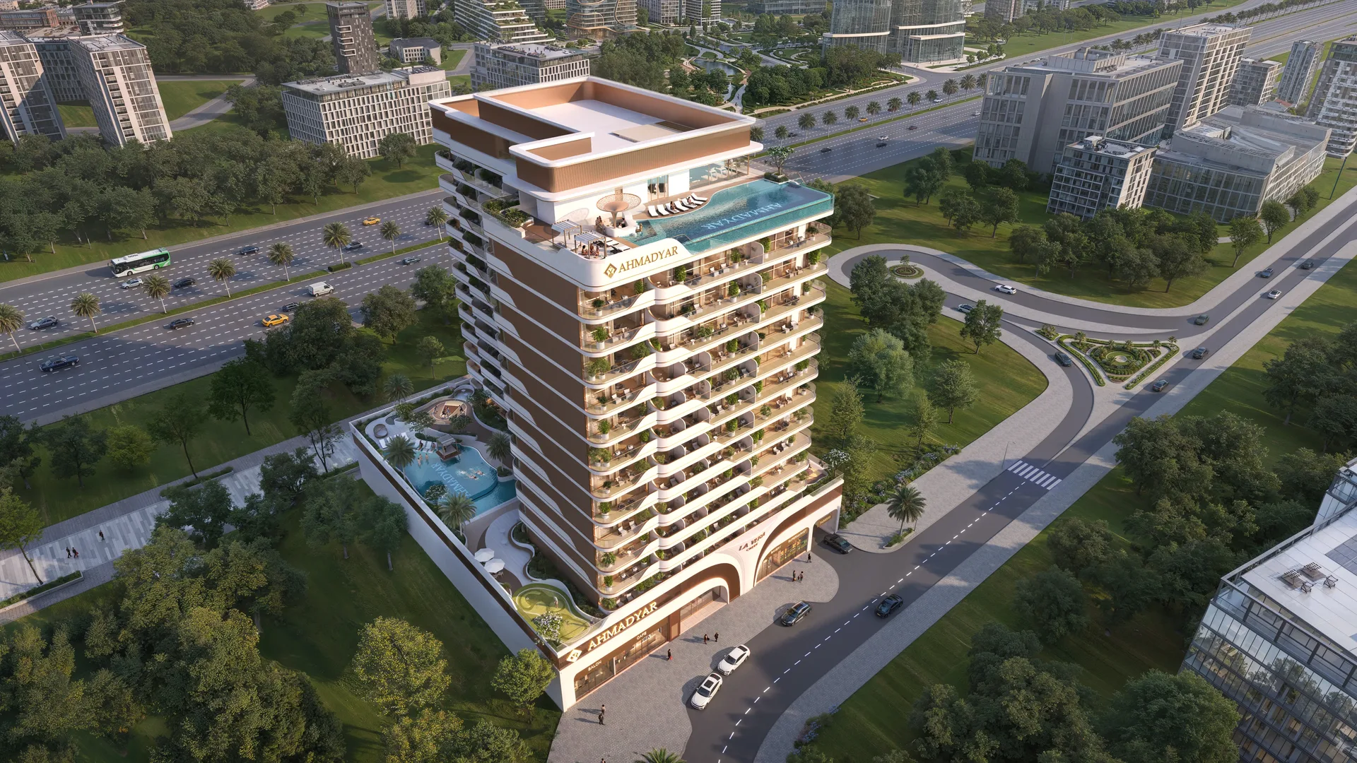 Exterior at La Vera Creek in Nadd Al Нamar Dubai