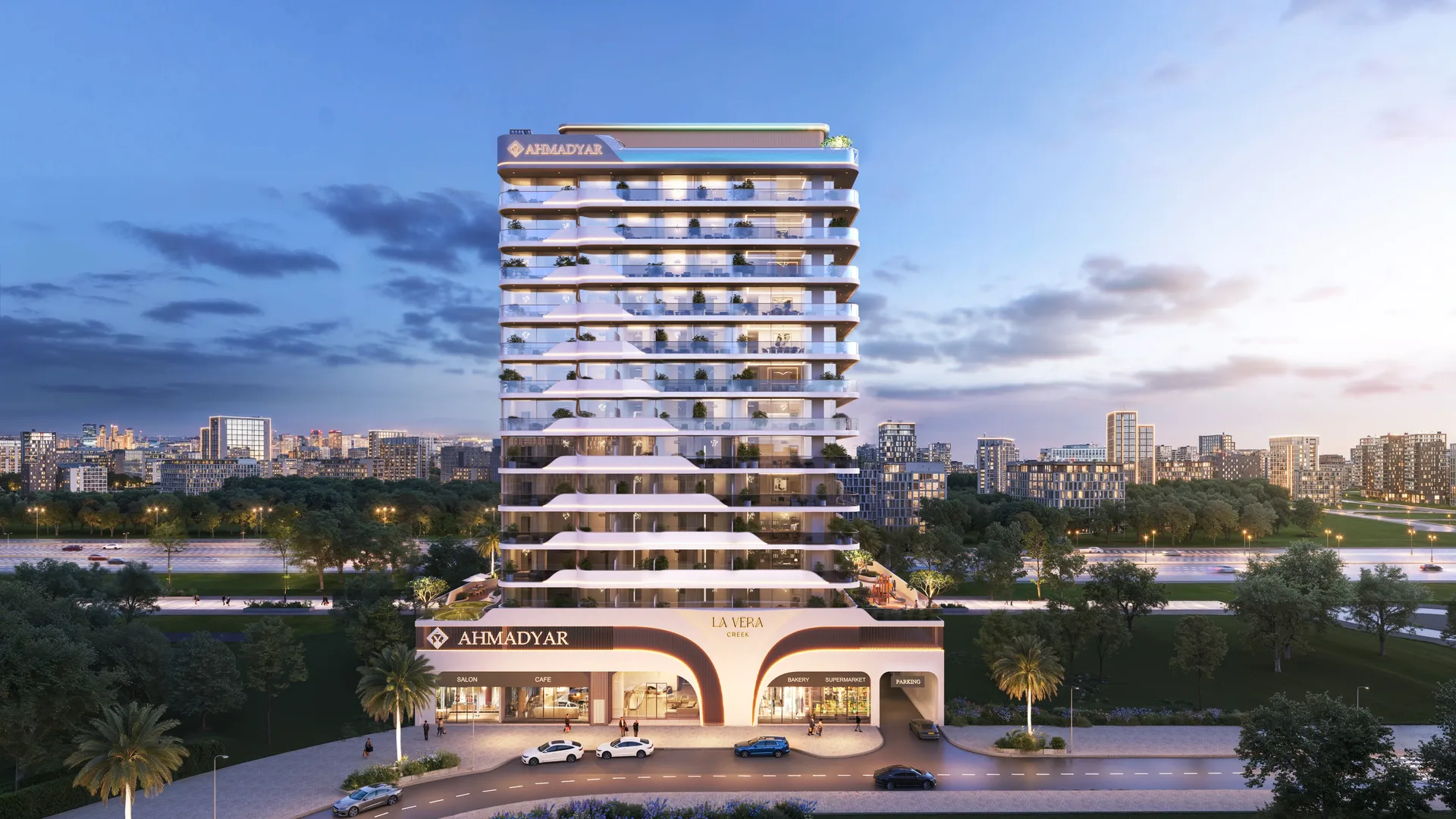 Exterior at La Vera Creek in Nadd Al Нamar Dubai