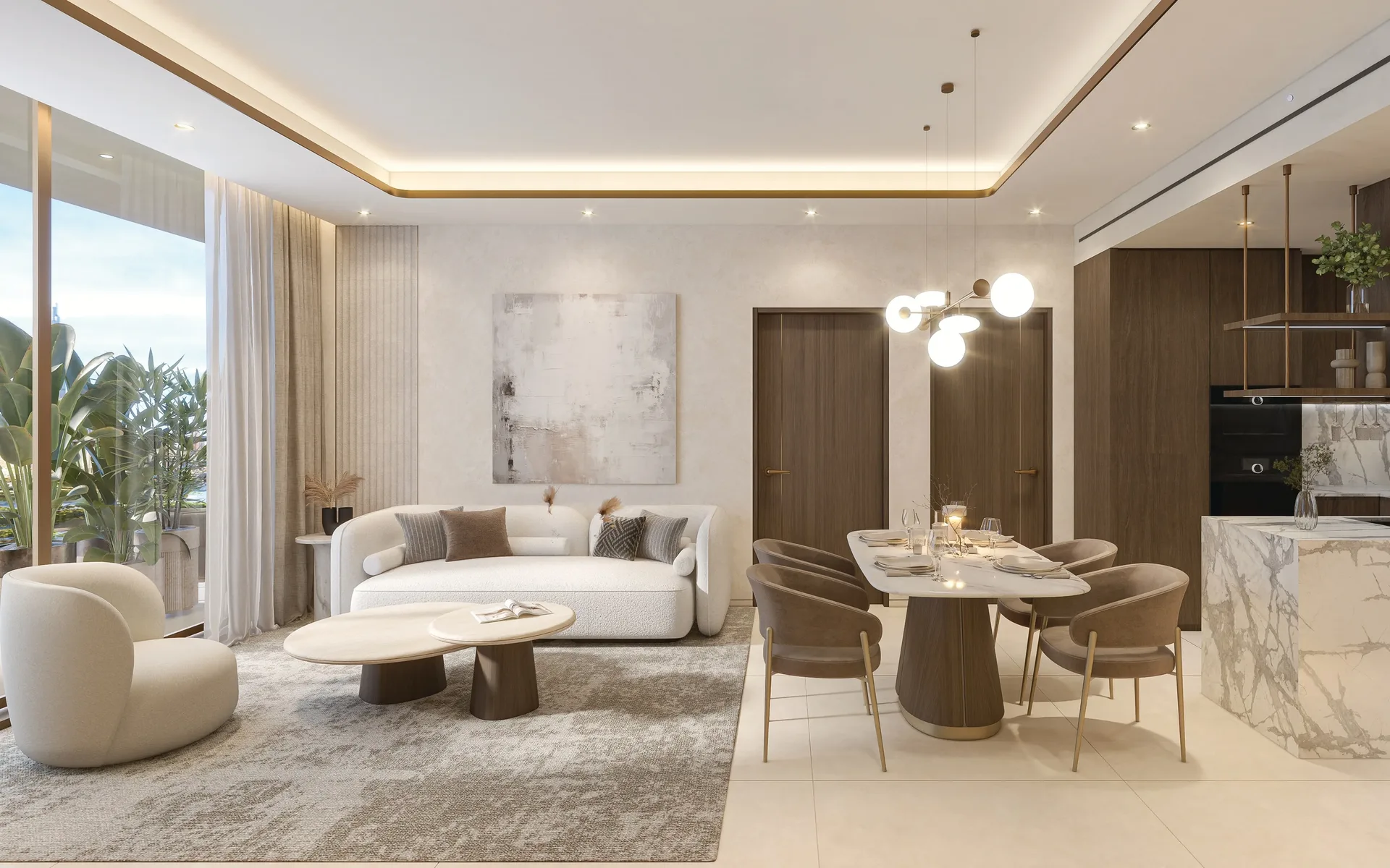 Interior at La Vera Creek in Nadd Al Нamar Dubai