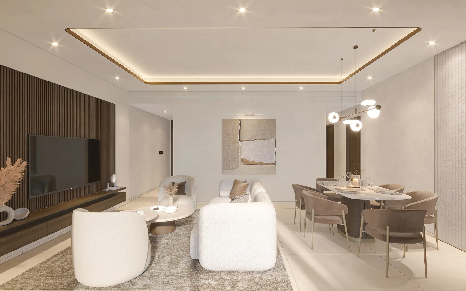 Interior at La Vera Creek in Nadd Al Нamar Dubai