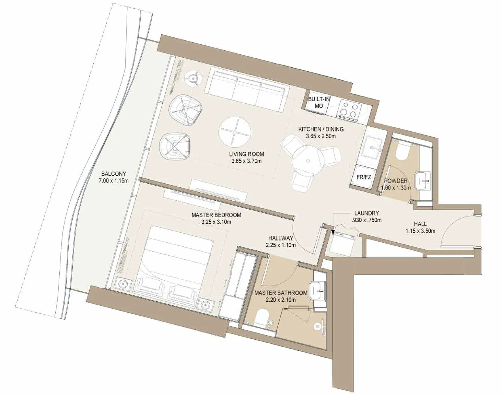 One Development Laguna Residence floor plan