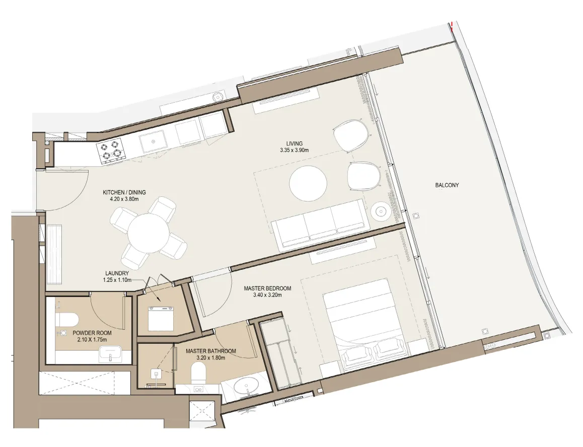 One Development Laguna Residence floor plan